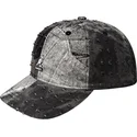schwarze-verstellbare-curved-cap-denim-mashup-black-trompe-l-oeil-von-kangol