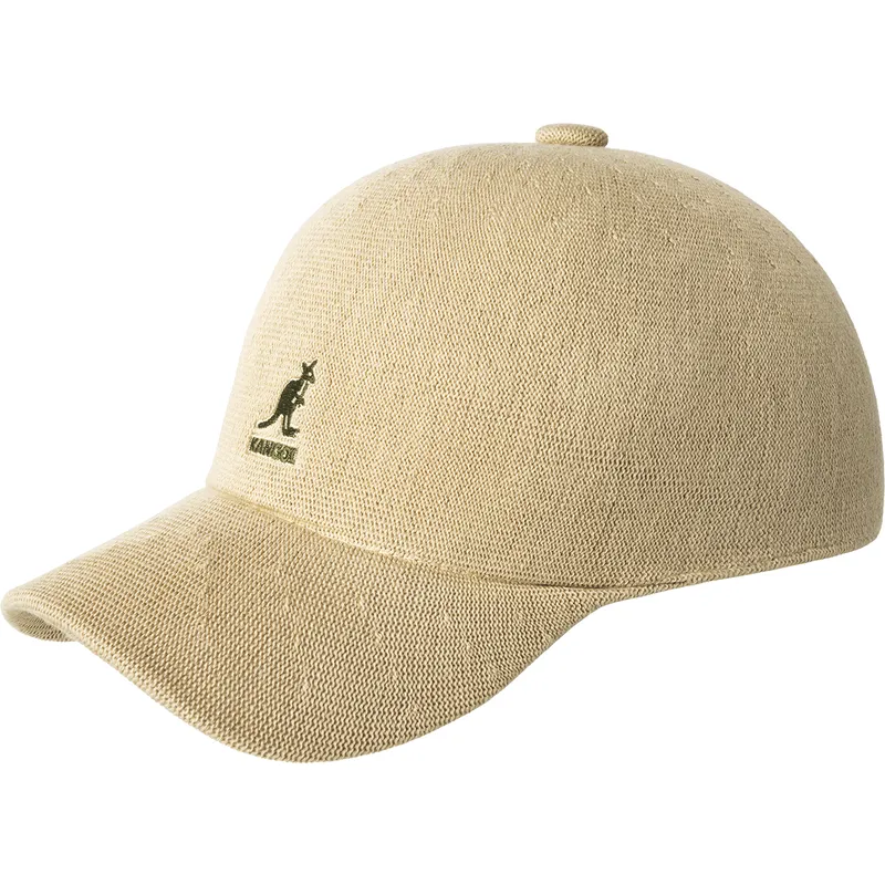 beige-verstellbare-gebogene-kappe-bamboo-adj-spacecap-von-kangol