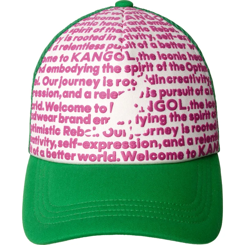 czapka-trucker-zielona-fine-print-od-kangol