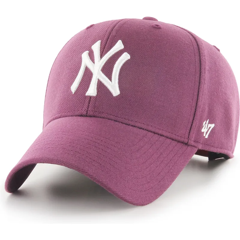 cepur-izliekta-sarkans-snapback-mvp-no-new-york-yankees-mlb-no-47-brand