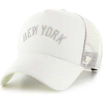 Cepur izliekta šoferis bēšs snapback Offside DT Soft Glow Script no New York Yankees MLB no 47 Brand