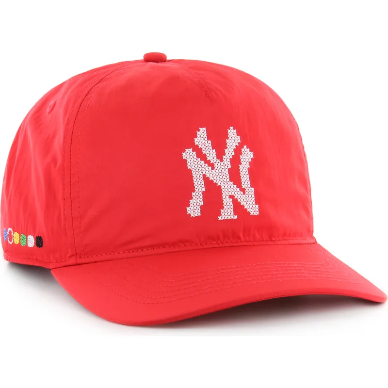 rod-kurvad-snapback-keps-hitch-lc-eight-bit-hero-new-york-yankees-mlb-fran-47-brand