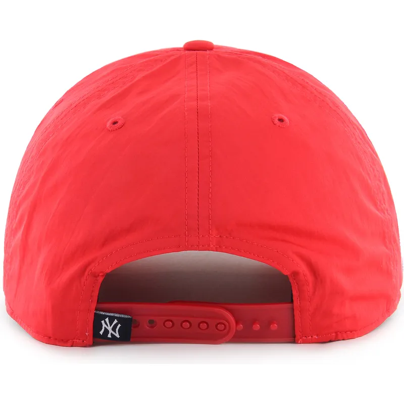 rote-gebogene-snapback-kappe-hitch-lc-eight-bit-hero-der-new-york-yankees-mlb-von-47-brand
