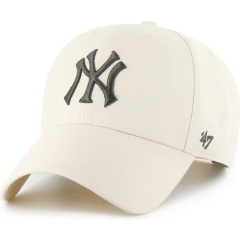 Cepur izliekta bēšs snapback MVP no New York Yankees MLB no 47 Brand