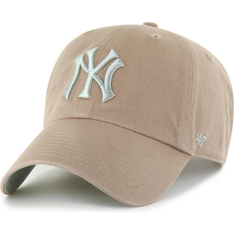 cap-izliekta-brown-adjustable-strap-clean-up-ballpark-no-new-york-yankees-mlb-no-47-brand cap-izliekta-brown-adjustable-strap-clean-up-ballpark-no-new-york-yankees-mlb-no-47-brand