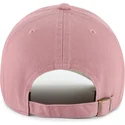 47-brand-curved-brim-clean-up-ballpark-new-york-yankees-mlb-pink-adjustable-cap