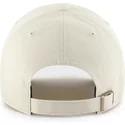 beige-verstellbare-curved-cap-clean-up-ballpark-mojave-der-new-york-yankees-mlb-von-47-brand