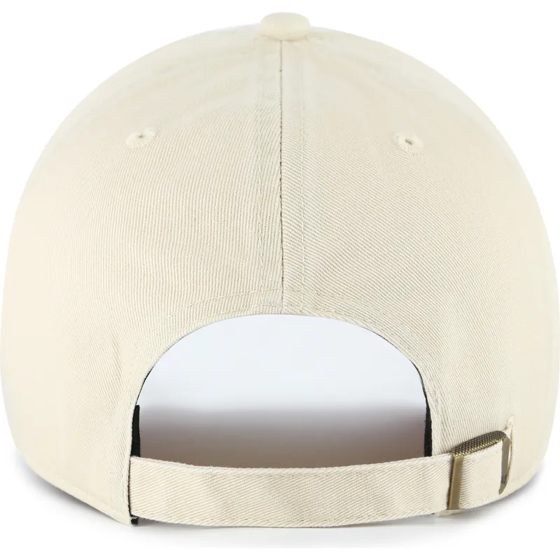 cap-izliekta-beige-adjustable-strap-clean-up-ballpark-no-los-angeles-dodgers-mlb-no-47-brand
