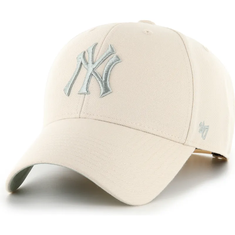 cap-izliekta-beige-snapback-mvp-ballpark-no-new-york-yankees-mlb-no-47-brand