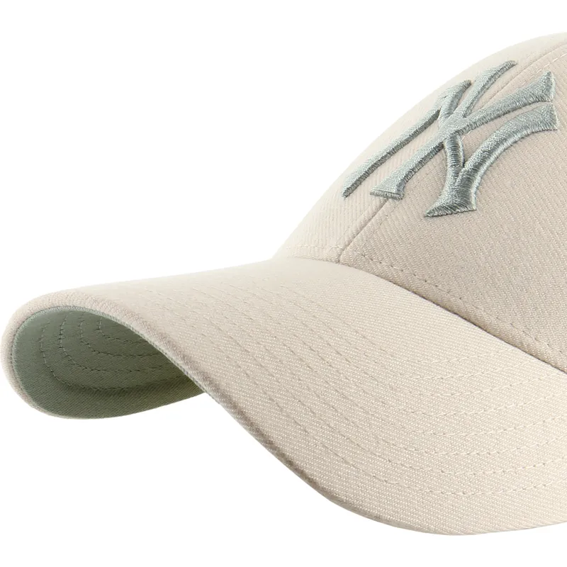 beige-kurvad-keps-snapback-mvp-ballpark-new-york-yankees-mlb-fran-47-brand
