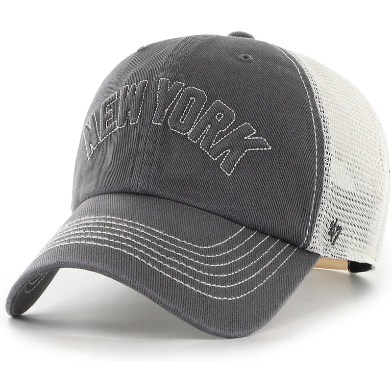 cap-izliekta-black-snapback-clean-up-trailer-script-mesh-no-new-york-yankees-mlb-no-47-brand