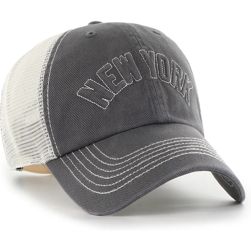 cap-izliekta-black-snapback-clean-up-trailer-script-mesh-no-new-york-yankees-mlb-no-47-brand