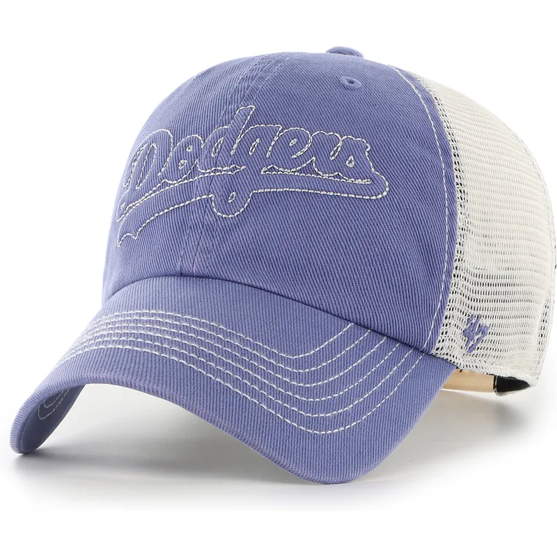 casquette-trucker-bleue-clean-up-trailer-script-mesh-los-angeles-dodgers-mlb-47-brand