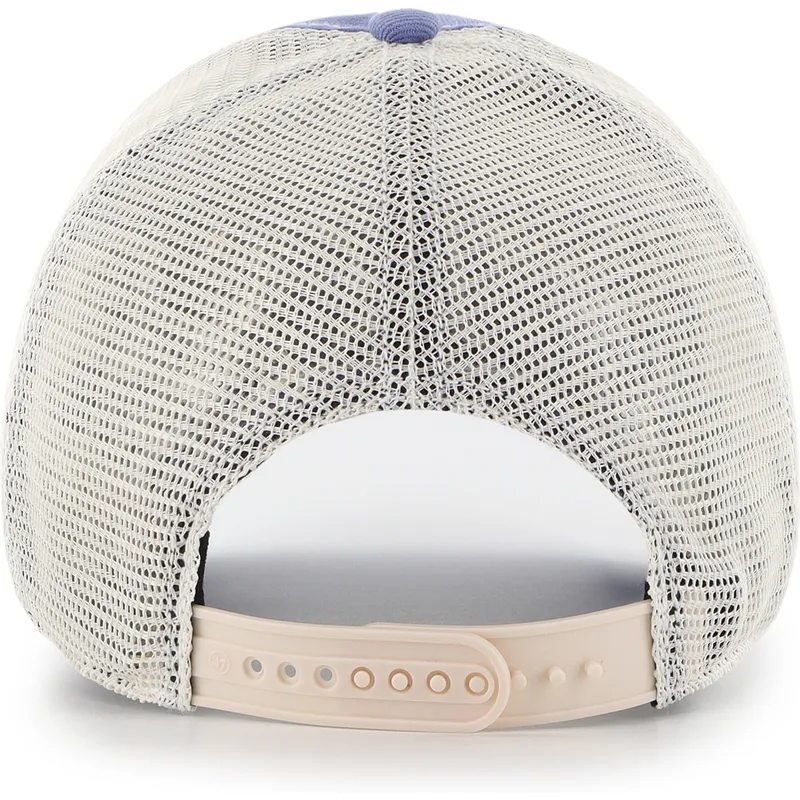 trucker-cap-blau-clean-up-trailer-script-mesh-der-los-angeles-dodgers-mlb-von-47-brand