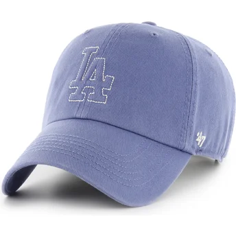 Niebieska regulowana czapka z daszkiem Clean Up Trailer Los Angeles Dodgers MLB od 47 Brand