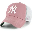 trucker-cap-rosa-clean-up-trawler-von-new-york-yankees-mlb-von-47-brand