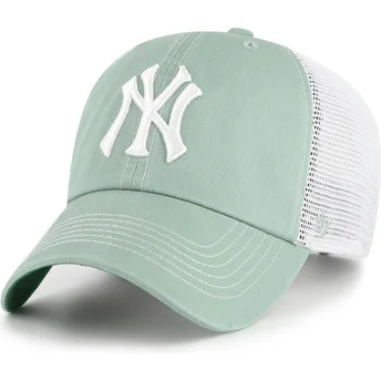 Cepur izliekta truckeris zaļš snapback Clean Up Trawler no New York Yankees MLB no 47 Brand