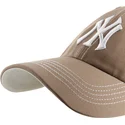 cap-izliekta-brown-adjustable-strap-clean-up-contrast-stitch-no-new-york-yankees-mlb-no-47-brand