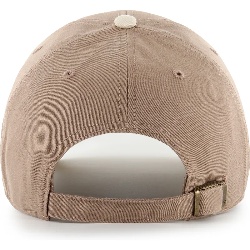 casquette-courbee-marron-ajustable-mvp-base-runner-two-tone-legend-new-york-yankees-mlb-47-brand