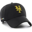 cap-izliekta-black-adjustable-strap-clean-up-eight-bit-hero-no-new-york-mets-mlb-no-47-brand