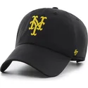 cap-izliekta-black-adjustable-strap-clean-up-eight-bit-hero-no-new-york-mets-mlb-no-47-brand