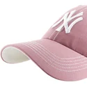 47-brand-curved-brim-clean-up-contrast-stitch-new-york-yankees-mlb-pink-adjustable-cap