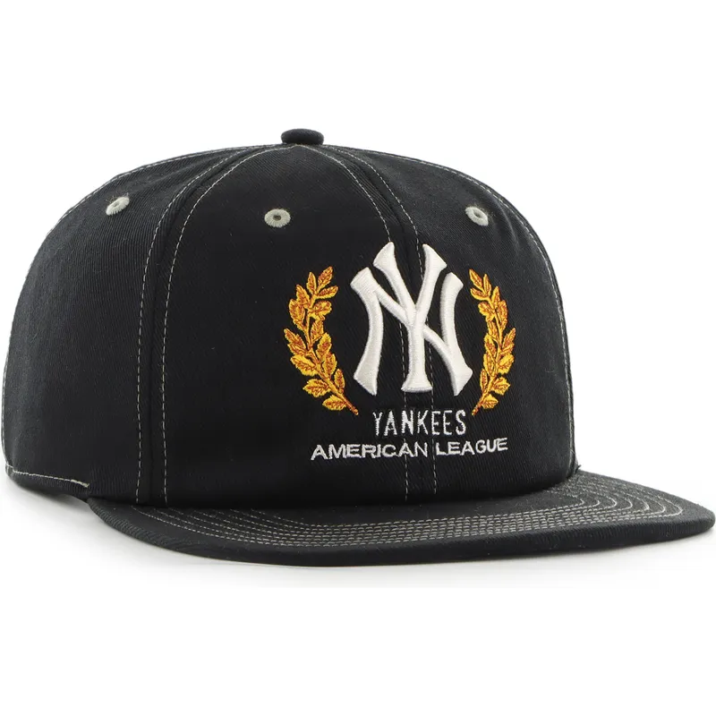 cap-plakana-black-snapback-captain-rl-keepsake-no-new-york-yankees-mlb-no-47-brand