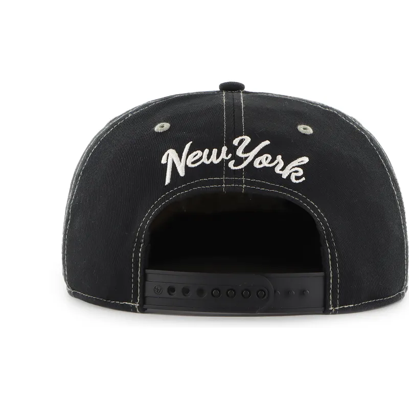 svart-platt-snapback-keps-captain-rl-keepsake-new-york-yankees-mlb-fran-47-brand
