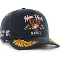 cap-izliekta-navy-blue-snapback-hitch-keepsake-no-new-york-yankees-mlb-no-47-brand