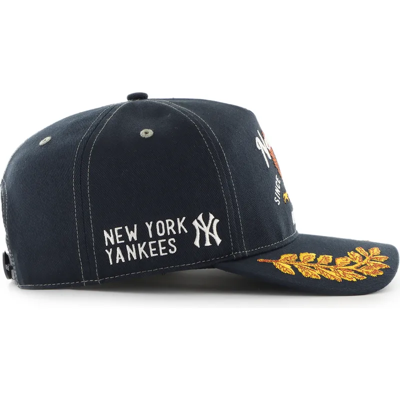 cap-izliekta-navy-blue-snapback-hitch-keepsake-no-new-york-yankees-mlb-no-47-brand