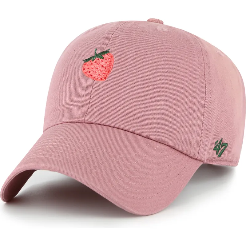 cap-izliekta-pink-adjustable-strap-no-47-brand cap-izliekta-pink-adjustable-strap-no-47-brand