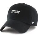cap-izliekta-black-adjustable-strap-no-47-brand