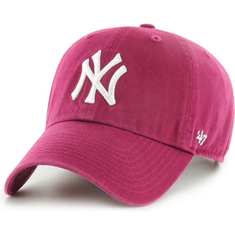 cap-izliekta-red-adjustable-strap-clean-up-galaxy-no-new-york-yankees-mlb-no-47-brand cap-izliekta-red-adjustable-strap-clean-up-galaxy-no-new-york-yankees-mlb-no-47-brand