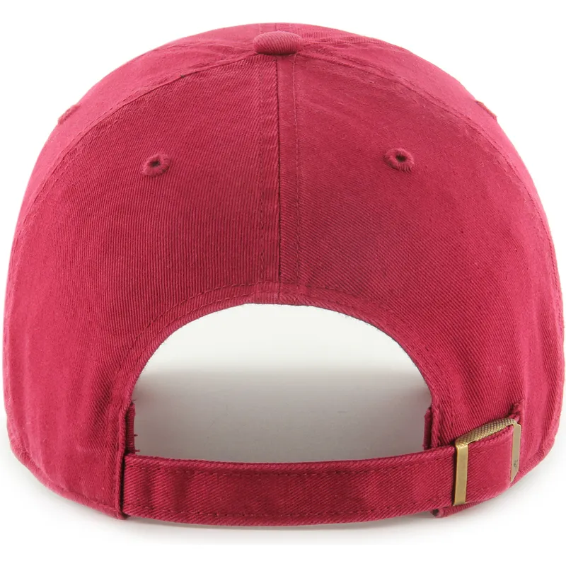 ciemnoczerwona-regulowana-czapka-z-zakrzywionym-daszkiem-clean-up-new-york-yankees-mlb-od-47-brand