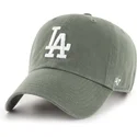 grune-verstellbare-curved-cap-clean-up-der-los-angeles-dodgers-mlb-von-47-brand