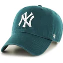cap-izliekta-green-adjustable-strap-clean-up-pacific-green-no-new-york-yankees-mlb-no-47-brand
