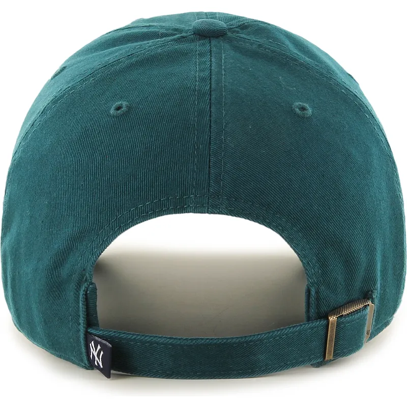 cap-izliekta-green-adjustable-strap-clean-up-pacific-green-no-new-york-yankees-mlb-no-47-brand