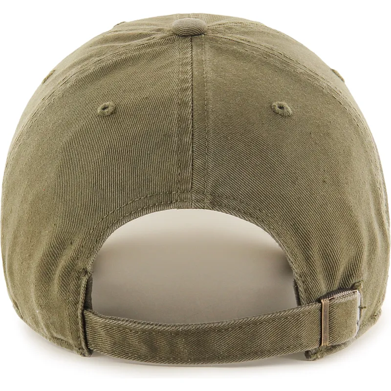 cepur-izliekta-zals-regulejams-clean-up-sandalwood-no-new-york-yankees-mlb-no-47-brand