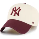 cepur-izliekta-bess-regulejams-clean-up-two-tone-no-loop-label-no-new-york-yankees-mlb-no-47-brand