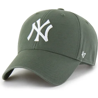 Grüne verstellbare gebogene Kappe MVP Legend der New York Yankees MLB von 47 Brand