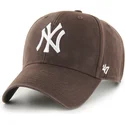 cap-izliekta-brown-adjustable-strap-mvp-legend-no-new-york-yankees-mlb-no-47-brand