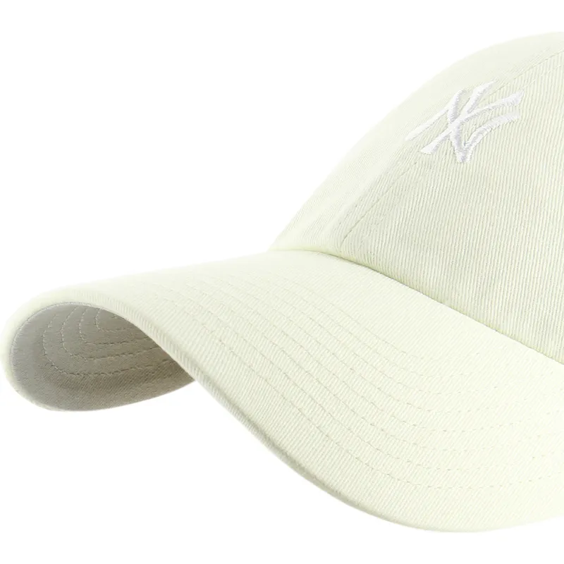 cepur-izliekta-dzeltens-regulejama-lente-claro-clean-up-base-runner-no-new-york-yankees-mlb-no-47-brand