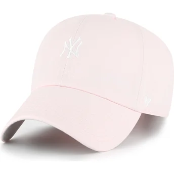 Cap izliekta pink adjustable strap claro Clean Up Base Runner no New York Yankees MLB no 47 Brand