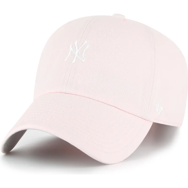 rozowa-jasna-czapka-z-daszkiem-regulowana-clean-up-base-runner-new-york-yankees-mlb-od-47-brand