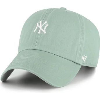 Casquette courbée verte ajustable Clean Up Base Runner New York Yankees MLB 47 Brand
