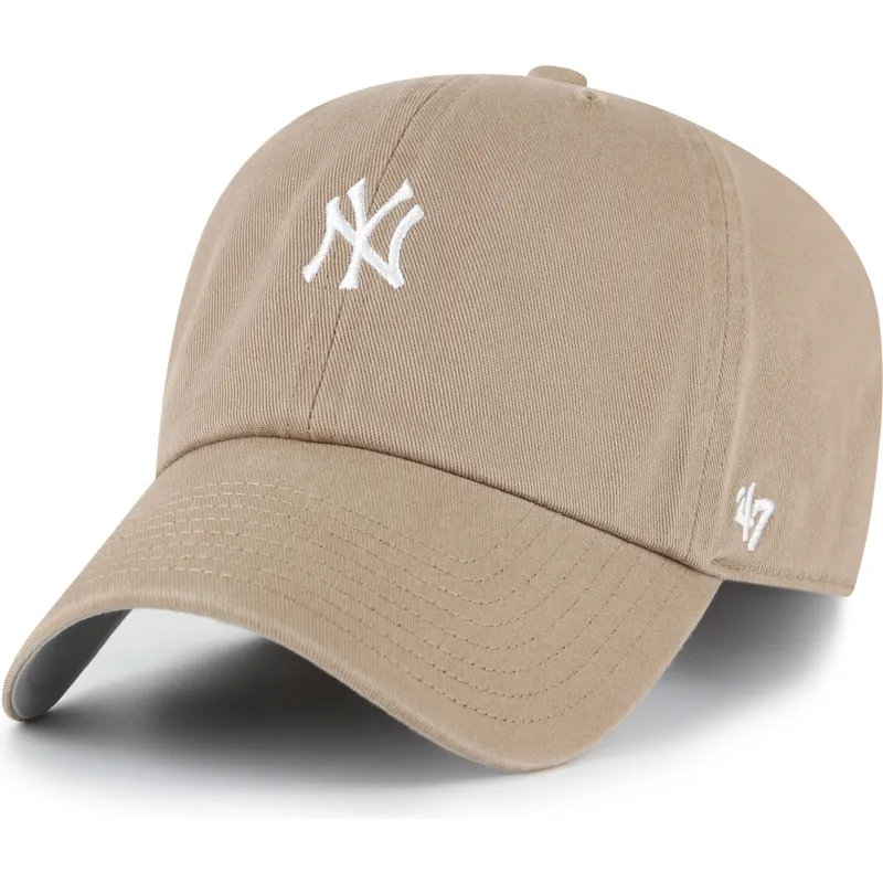 czapka-z-daszkiem-brazowa-regulowana-clean-up-base-runner-new-york-yankees-mlb-od-47-brand