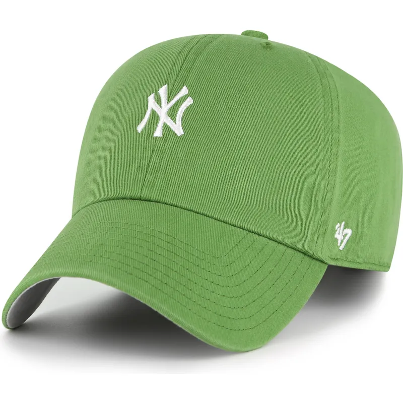 zielona-regulowana-czapka-z-daszkiem-clean-up-base-runner-fatigue-green-new-york-yankees-mlb-od-47-brand