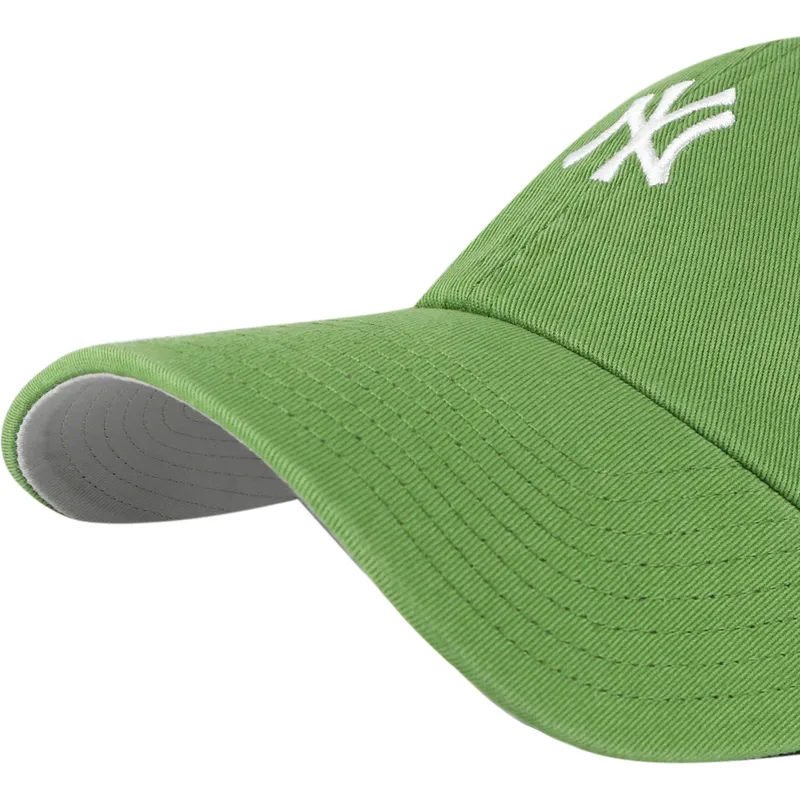cap-izliekta-green-adjustable-strap-clean-up-base-runner-fatigue-green-no-new-york-yankees-mlb-no-47-brand