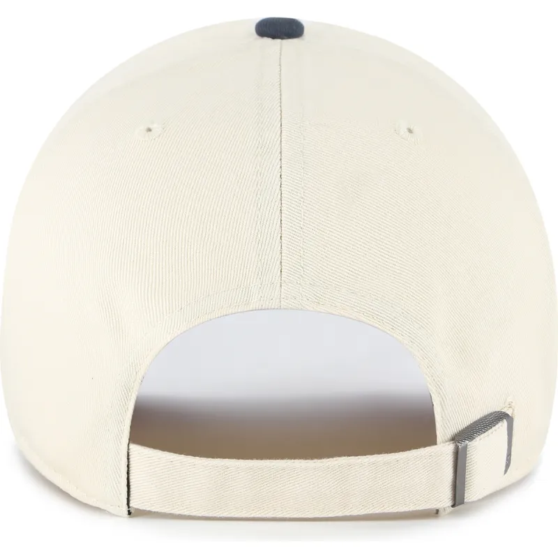 cap-izliekta-beige-adjustable-strap-clean-up-base-runner-two-tone-no-new-york-yankees-mlb-no-47-brand