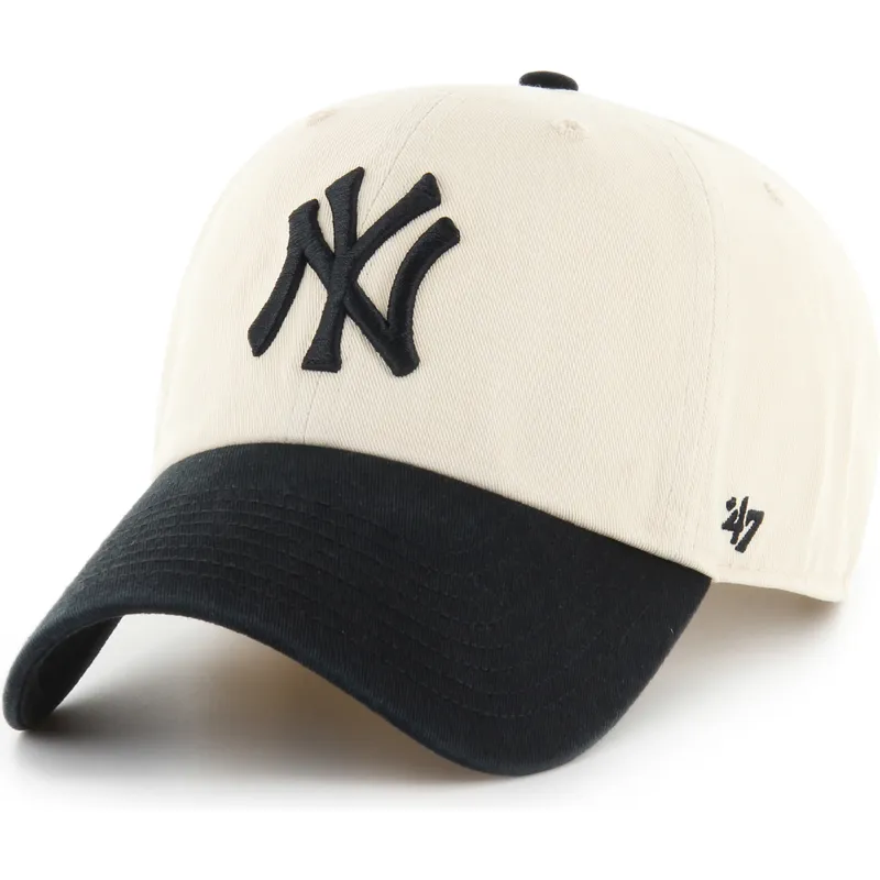 cepur-izliekta-bess-regulejams-clean-up-two-tone-no-loop-label-no-new-york-yankees-mlb-no-47-brand